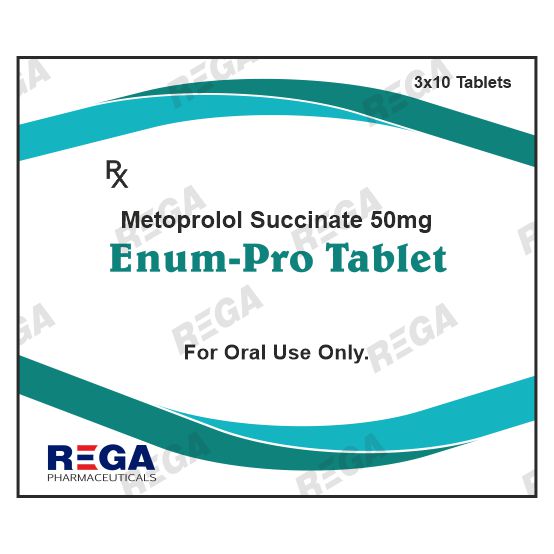 Metprolol succinate prolong 50 mg Tablet